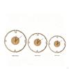 Wooden Wall Clock NonTicking Minimalist Silent for Homeowners, Decorators, Living Room,