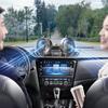 Autolüfter USB/12 V/24 V Lüfter fürs Auto mit 2 Geschwindigkeiten, 360 Grad drehbarer Doppelkopflüfter, starker Wind elektrischer Autolüfter