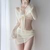 Bikini Swimsuit Women's Four-piece White Sexy Holiday Split Swimwear