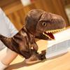Interactive Cartoon Hand Puppets: Tiger, Penguin, Shark, Dinosaur - Parent-Child Activity Props with Movable Mouths for Kindergarten Fun