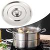 Cooking Pot Lid Round Cover with Handle Cookware Replacement Professional Skillet Frying for