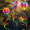 Hot Air Balloon Wind Spinners 3X Air Balloon Wind Spinner Windsock Ornament Outdoor Decoration For Yard Garden Patio Fences