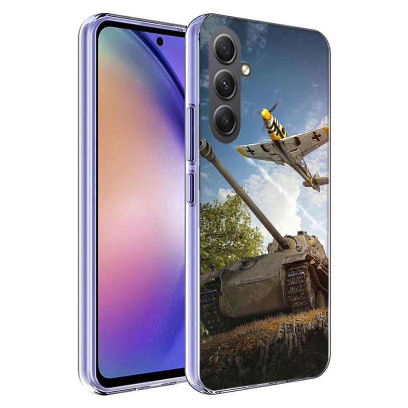 World Of Tanks Game Phone Case for Samsung Galaxy A54 A14 A24 A34 A17 A37 A57 A55 A35 A25 A15 A16 A26 A36 A56 A13 A23 A33 A53 A5