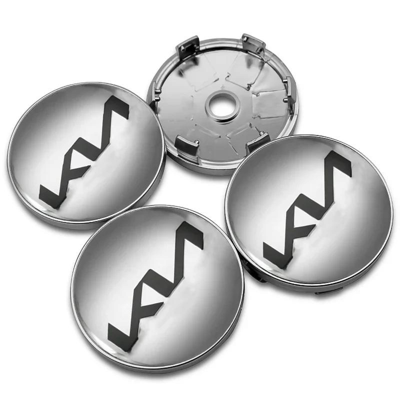 4 Stück 60mm Auto Radnabenabdeckungen Felgenabdeckung Plakette Emblem Aufkleber Zubehör für KIA Rio Ceed Sportage Cerato Sorento K3 K5