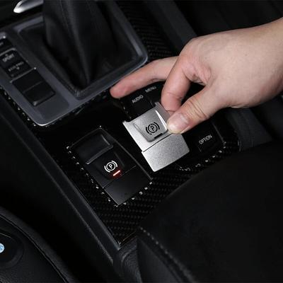 Car Electronic Handbrake Switch Sequin Stickers Fit For BMW 1 Series X1 X2 Car Interior Modification Accessories