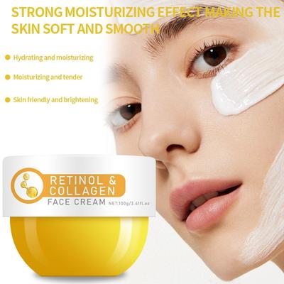 Rejuvenecimiento con colágeno y retinol antienvejecimiento Bakuchiol Retinol Mejora la elasticidad de la piel Suave y no irritante para el rostro 100 g