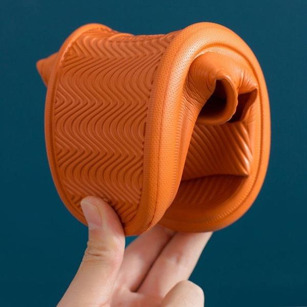 Fashion Super Soft Couple Home Slippers Indoor Non-Slip Sandals Anti-Slip Thick Sole Summer Bathroom Shower Slippers For Women Men(The Size Is Small)