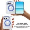 360 Rotating Magnetic Kickstand Skin Feel Clear Case for IPhone Ultra 18 Fold Wide Shockproof for Magsafe Metal Button Cover