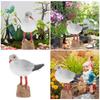 2 Pcs Unique Nautical Seagull Statue Miniature Simulation Seagull Sculpture  Decor Toys