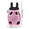 Adjustable Dog Front Carrier Legs Out Dog Breathable Portable Travel Pet Dog Carrier Backpack Mesh Carrier for Dog Cats Outdoor