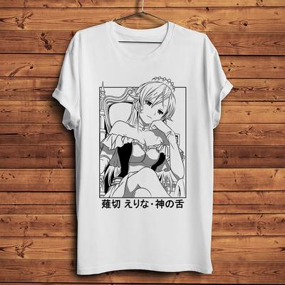 Nakiri Erina Funny Anime T Shirt UnisexNew White Casual Short  Tshirt UnisexFood Wars Shokugeki No SomaUnisexga Streetwear Tee