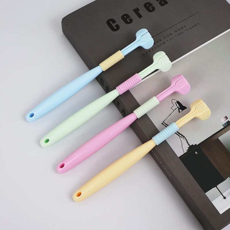 YALINNA Children's Triple-Sided Soft Bristle Toothbrush