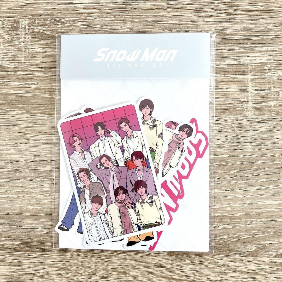 

[USED] SnowMan Pop-Up Korea Seoul Sticker Pack
