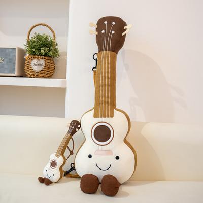 Cartoon-Gitarrenpuppe, Musikinstrument, Plüschtier, Puppentasche, Anhänger, Schlüsselanhänger, dekorative Foto-Requisiten