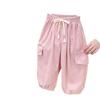 Autumn Korean Style Kids' Cargo Pants: Versatile, Casual, Long Pants for Boys and Girls