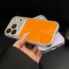 Dazzling Laser CD Pattern Large Window Bumper Case For iPhone 17 16 15 14 Pro Max Shockproof Crystal Camera Protection Cover