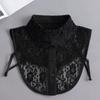 Fake Collar New Women Spring Autumn Versatile Sweaters Fashion Trend Lace Chiffon Popular Western Decorative