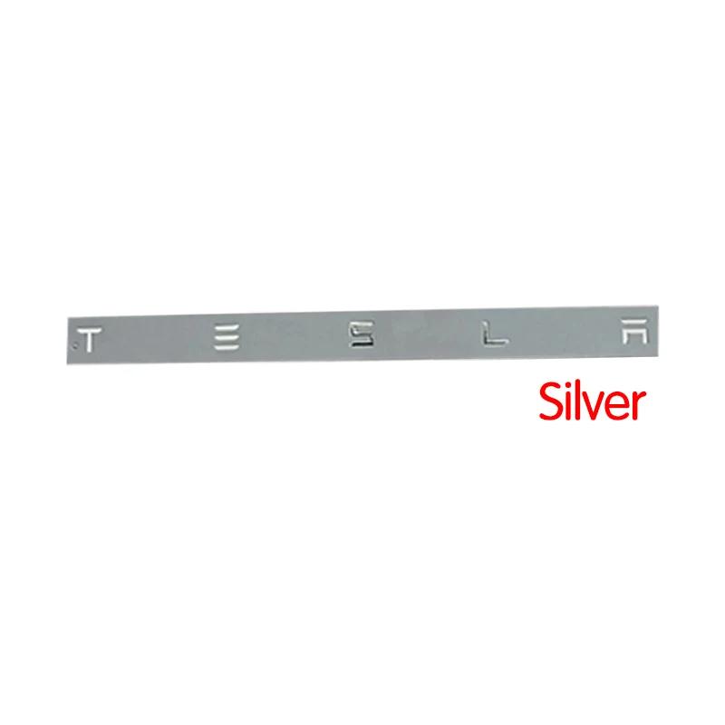 3D ABS Chrome Red Line Black Logo DUAL MOTOR Emblem Letters Car Styling Trunk Badge For Tesla 3 Y S X DUAL MOTOR Accessories