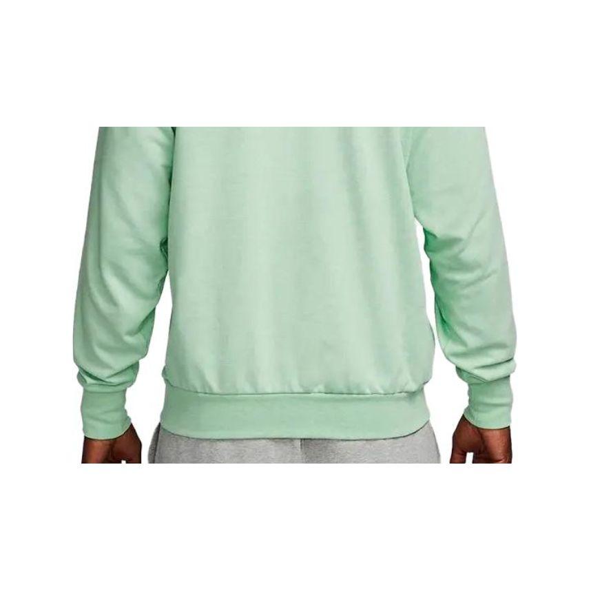 Nike Solid Color Casual Sports Crew Neck Pullover Long Sleeve Sweatshirt Men Sweatshirt Green DQ5821-308