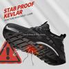Fashion New Safety Shoes Men Steel Toe Cap Kevlar Puncture Proof Work Safety Boots Man Protective Working Shoes Male Security Boots 2024