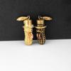 Creative Peanut Key Ring Bead Lanyard Pendant Peanut Key Chain Ornament Brass Pendant DIY Accessory