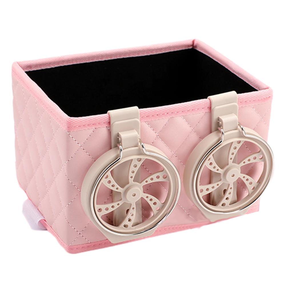 Организация предметов Ящик для хранения Многофункциональный ящик для подлокотника Ящик для хранения салфеток Универсальный Универсальный Вместимость розовый