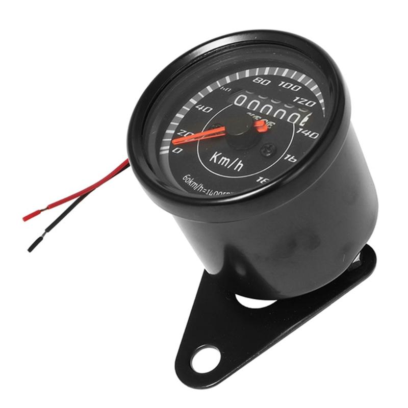 High Precisions Motorcycle Odometer Speedometer Multifunction Display Metal Construction Easy Installation Universal чёрный