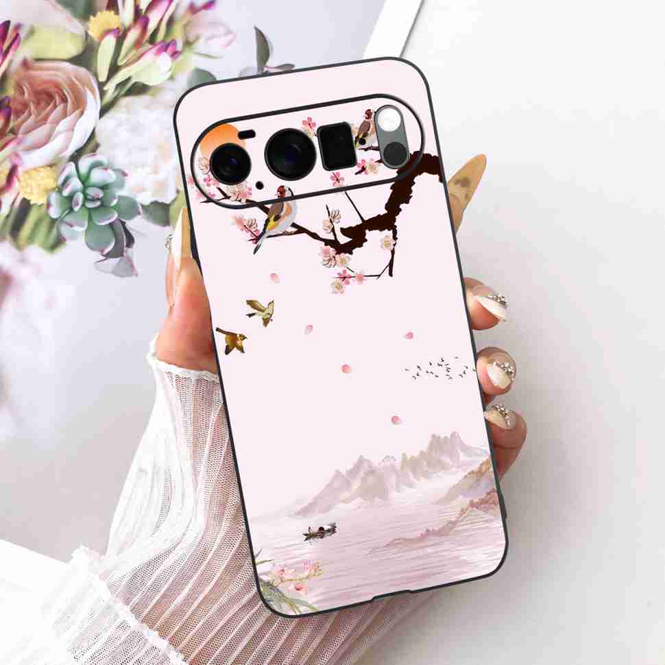 For Google Pixel 10 Pro 5G Case Fashion Painting Silicone TPU Black Soft Cover For Google Pixel 10Pro GEHN3 Phone Cases Bumper