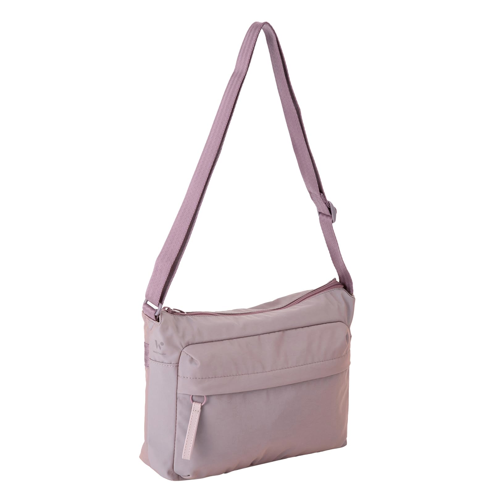 

Mira shoulder bottle front set mauve pink [World Traveler] bag, lightweight, holder, pocket, up, carry-on, No. 17532, women s,