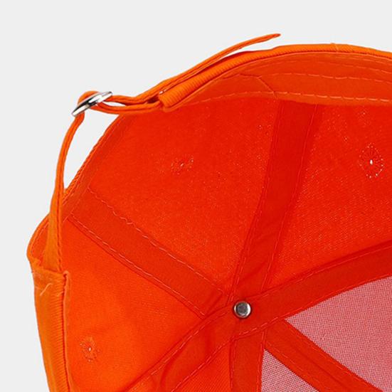 Halloween Baseball Hat Halloween Embroidered Pumpkin Face Baseball Cap Breathable Adjustable Outdoor Sun Hat