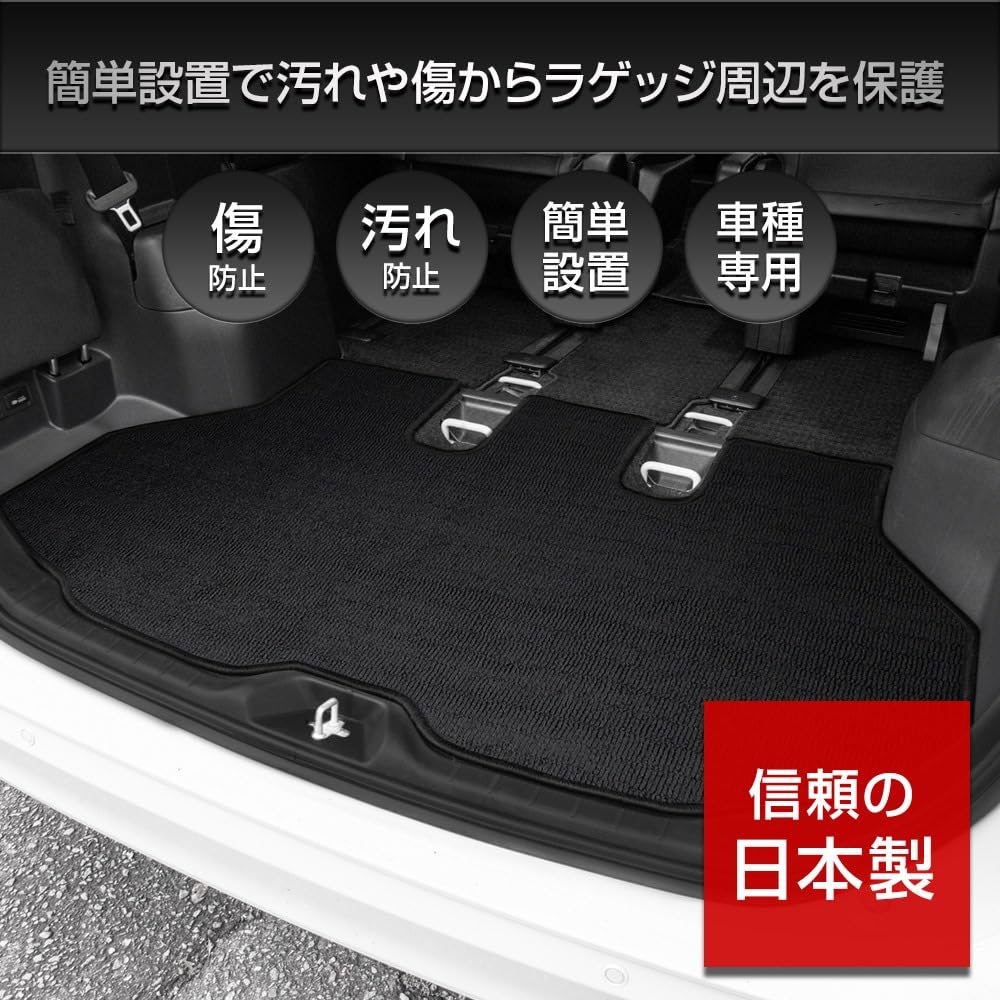 YOURS Trunk Mat for 90 Series x Luggage Cleans Prevents and Provides Cover Custom and Dresses Up Your 90 NOAH VOXY S Noah/Voxy [Blue Black] Mat, Dirt,
