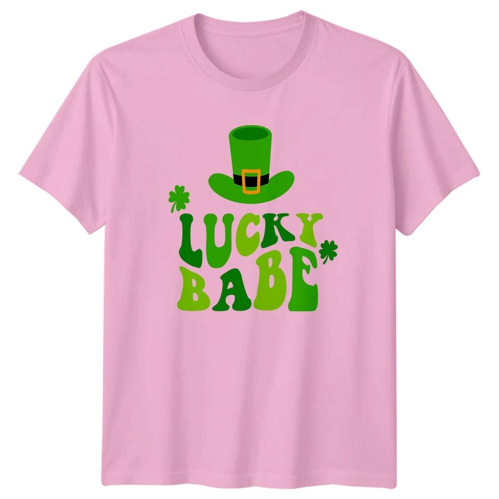 Lucky Babe Unisexs TShirt St Patricks Day Celebration Gift For Her