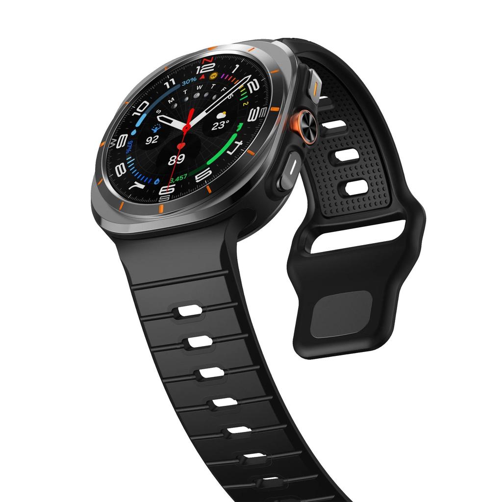 Cinturino Sportivo Per Samsung Galaxy Watch Ultra 47mm Cinturino di Ricambio Braccialetto Per Galaxy Watch Ultra Cinturino da Polso Bicolore in Silicone