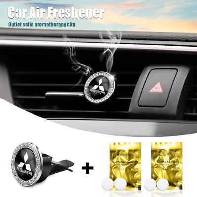Car Solid Perfume Clip Air Vent Aromatherapy Diffuser For Pajero Outlander Mirage ASX Lancer Galant Ralliart Jinxuan