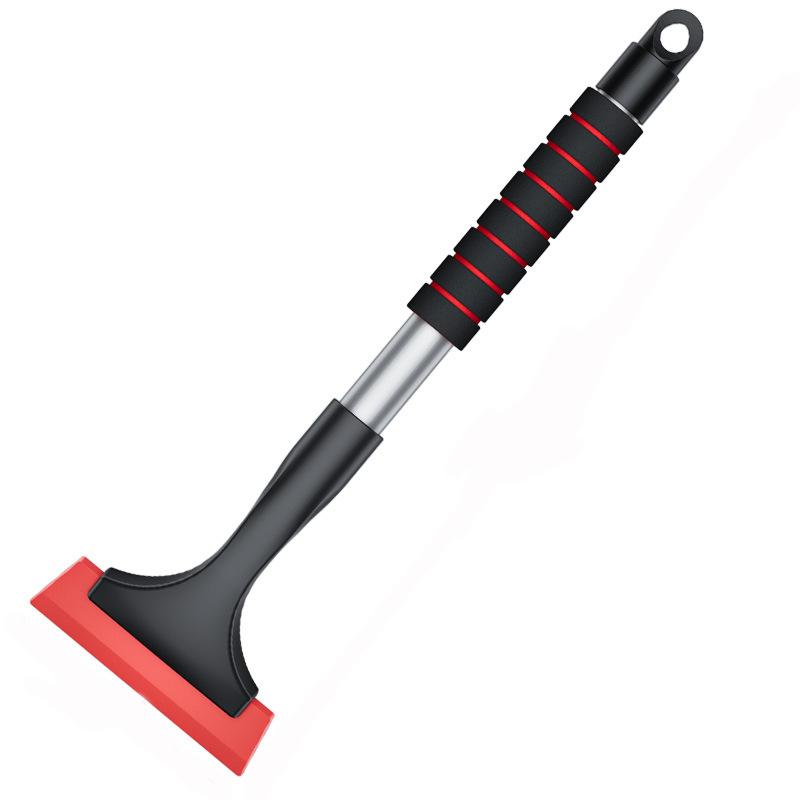 Car Multifunctional Detachable Snow Brush Windscreen Defroster Broom Aluminium Alloy Material Retractable Car  Accessories красный