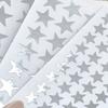 Glitzernde metallische Sternaufkleber Haftende Sternaufkleber Etiketten für Scrapbooking Geschenkpapier Journal Kinder Motivationsaufkleber
