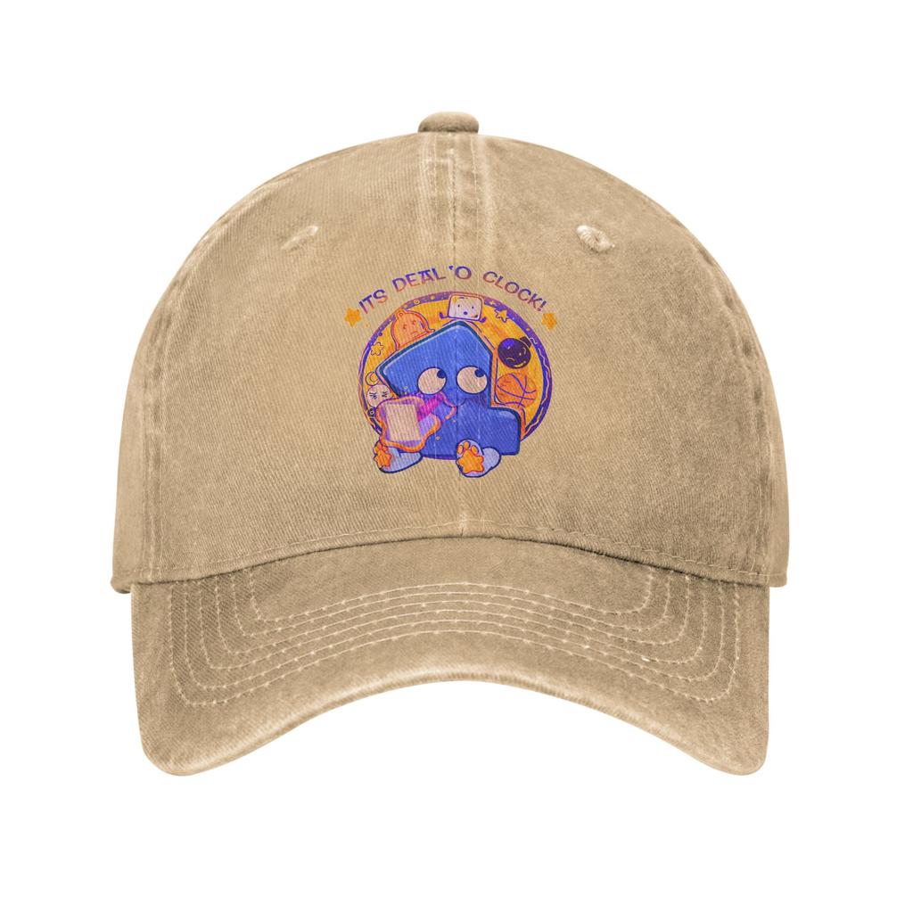 Its Deal O’ Clock!  Sun Baseball Cap BFDI Trendy Men Adult Washed Hip Hop Hats Wholesale Print Outdoor Gym Baseball Caps