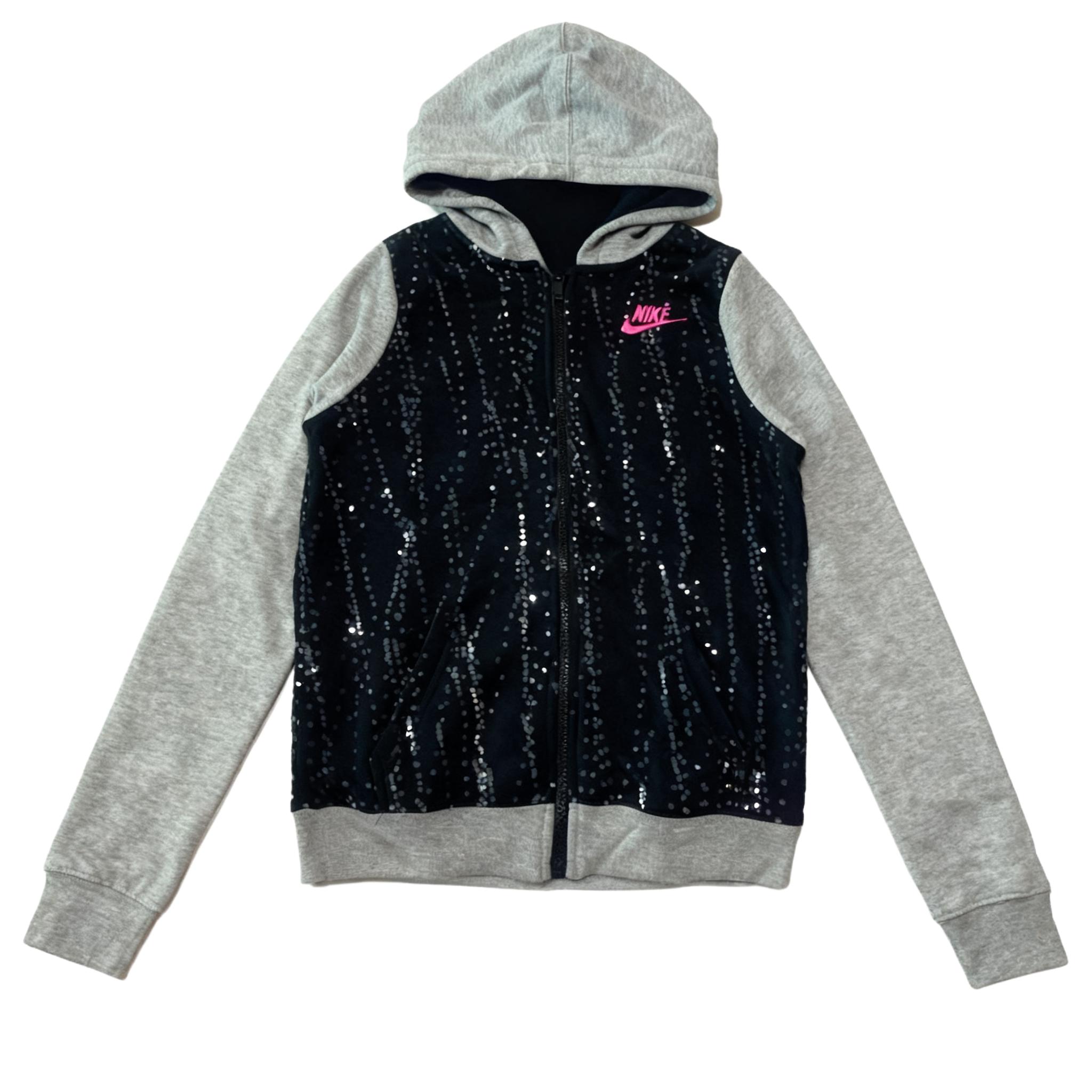 

Nike Теплая куртка с капюшоном на молнии, с длинным рукавом, детская, 915389-010 M