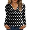 Long Sleeve Shirts For Women Cute Print Graphic Tees Blouses Casual Plus Size Basic Tops Pullover