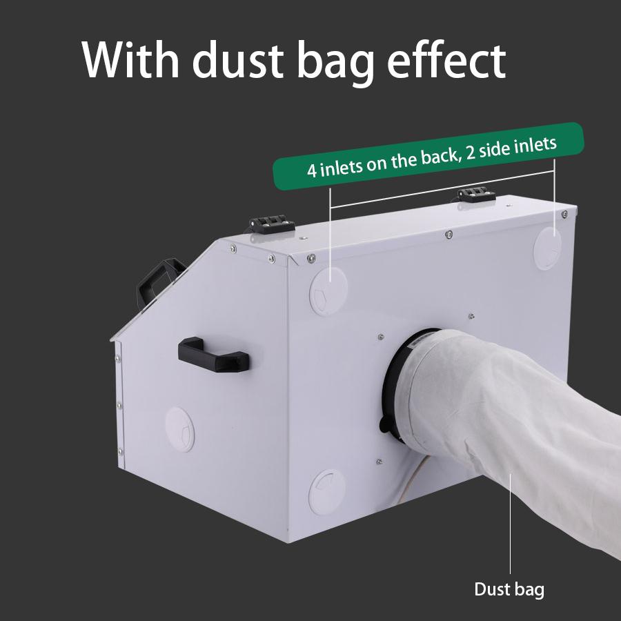 Table Grinder Dust Box Amber Jade Carving Buddha Bead Polishing Machine Electric Grinding Spray Paint Acrylic Dust Cover