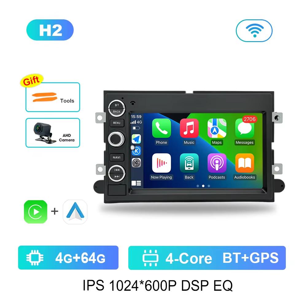Android Car Radio Multimedia Video Player GPS DSP 7 Inch for Ford 500 F150 Explorer Edge Escape Sport Lincoln Expedition Mustang