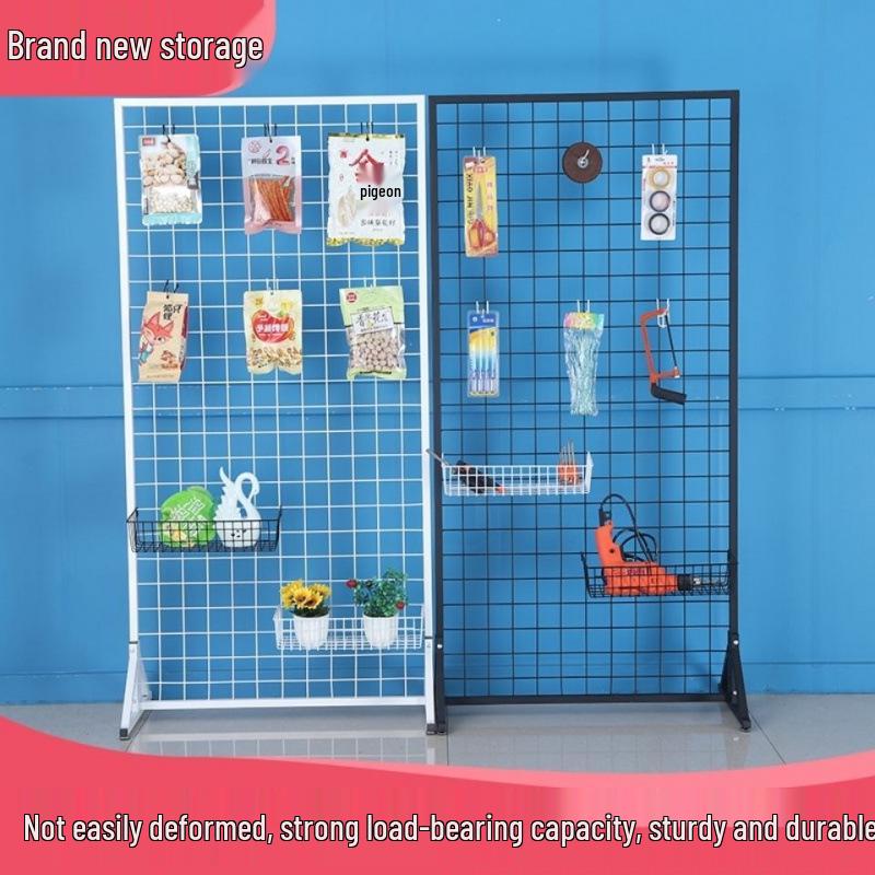 Mobilne półki z siatki drucianej: Stojak na biżuterię i do przechowywania prac przedszkolnych