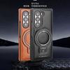 Folding Clamshell Samsung Zfold5 Mobile Phone Case for Bracket Magnetic Suction Galaxy Anti-drop Flod6/4 Business 3 Sets