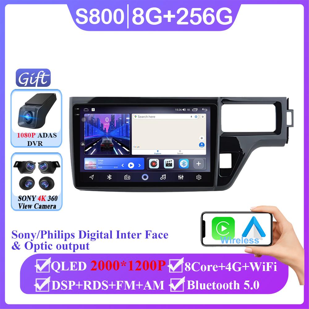 Android 14 Für Honda Stepwgn 5 2015 - 2021 Autoradio Stereo Head Unit Multimedia Video Player Hochleistungs-CPU Kein 2din DVD