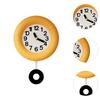 Wall Clock Silent Hanging Clock Office Home Decor Modern Silent Round Wood Clock for Dorm Kitchen Shop Classroom Hotel