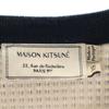 MAISON KITSUNE Made in Portugal Long sleeve waffle knit XS Navy Men's Used