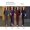Dames Casual Sportkleding Set Lente/Herfst 2025 voor Moeders op Middelbare Leeftijd - Slank Makende Hoodie & Lange Broek