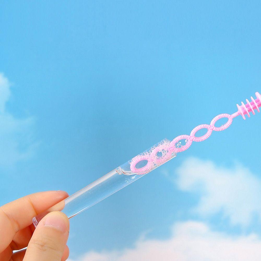 5-hole Colorful Bubble Tube Toy Handheld Mini Bubble Wand Cat Paw Bubble Blower Amusement Park