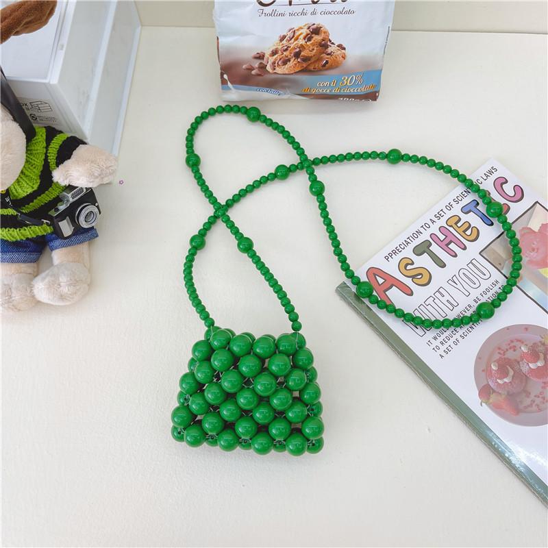 Adorable Mini Children's Handcrafted Pearl Bag For Girls Compact Crossbody Style
