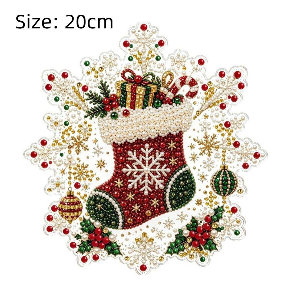 20cm DIY Hangende Hanger Kerstboom Kerst Charme Creatieve Diamanten Kunst Kits Voor Volwassenen